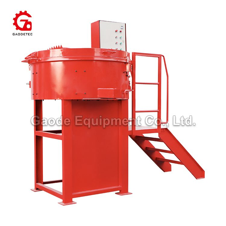 GAODETEC GRM800 High-Capacity Refractory Pan Mixer For Construction Sites